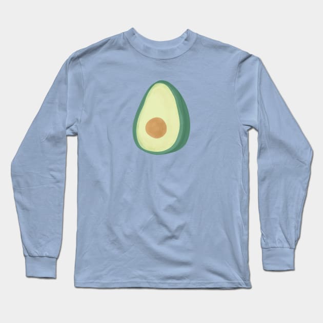 Avocado as it is Long Sleeve T-Shirt by awesomesaucebysandy